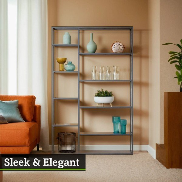 Siv jeklen regal 120x188x30 cm Acero – Premier Housewares-image-3