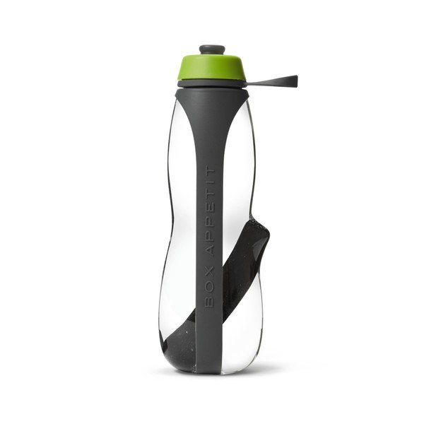 Sivo-zelena športna steklenička s filtrom z binchotanom Black + Blum Eau Good Duo, 700 ml