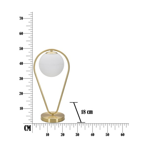 Namizna svetilka v zlati barvi Mauro Ferretti Glamy Drop -image-4