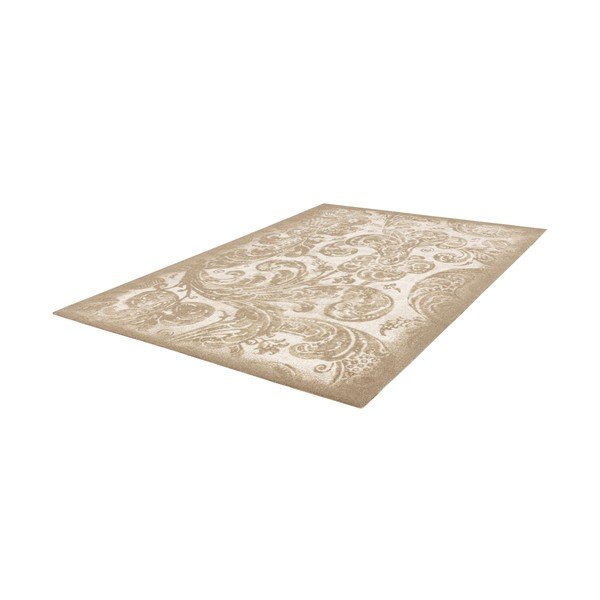 Bež volnena preproga 133x190 cm Damask – Agnella-image-4