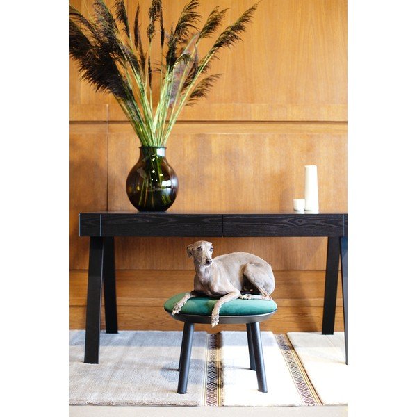 Zeleno-črn žameten tabureEMKO Naïve-image-1