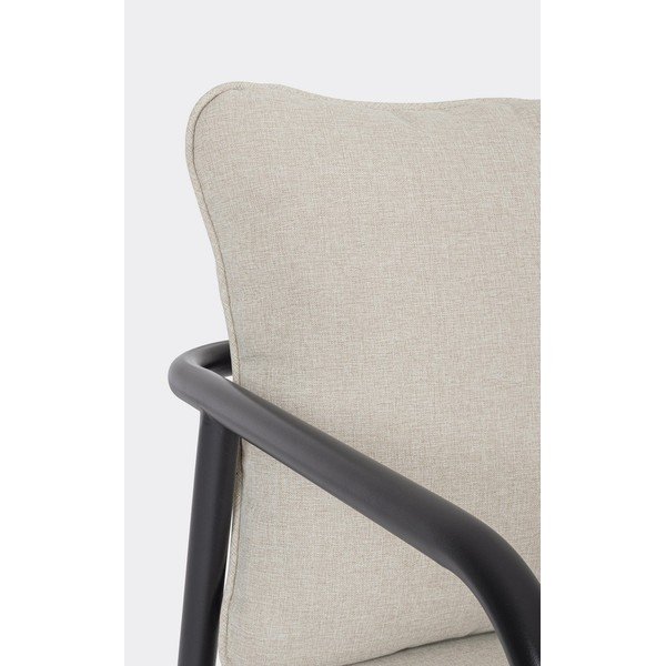 Bež jeklena vrtna garnitura za 4 osebe Ostuni – Bizzotto-image-2