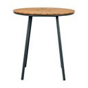 Okrogla vrtna miza iz masivnega tika ø 70 cm Cleveland – House Nordic