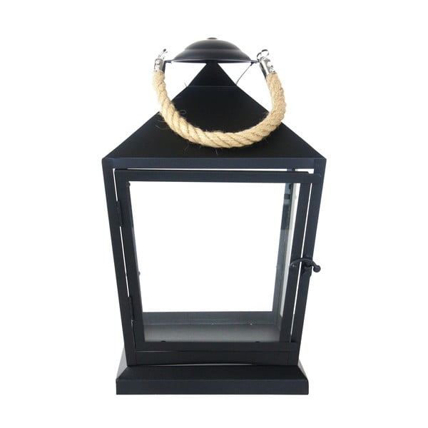 Črna svetilka Esschert Design Classical, višina 35,4 cm