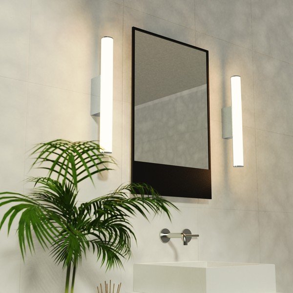 Črna stenska svetilka SULION Caspio, dolžina 60 cm-image-3