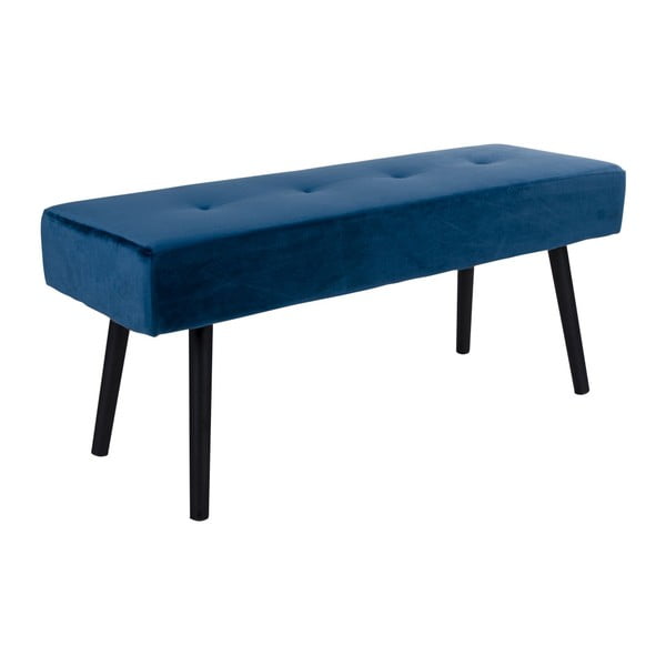 Modra žametna klop Bonami Essentials Skiby-image-2