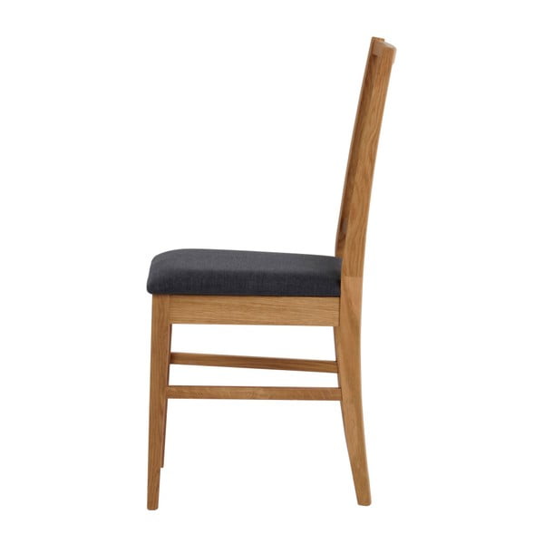 Rjav jedilni stol iz hrastovega lesa Rowico Filippa-image-3