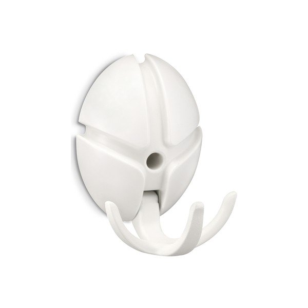 Bel plastičen stenski obešalnik Tick – Spinder Design-image-1