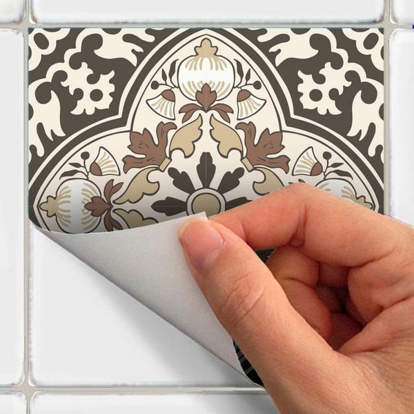 Komplet 9 dekorativnih stenskih nalepk Ambiance Ancône, 15 x 15 cm-image-3