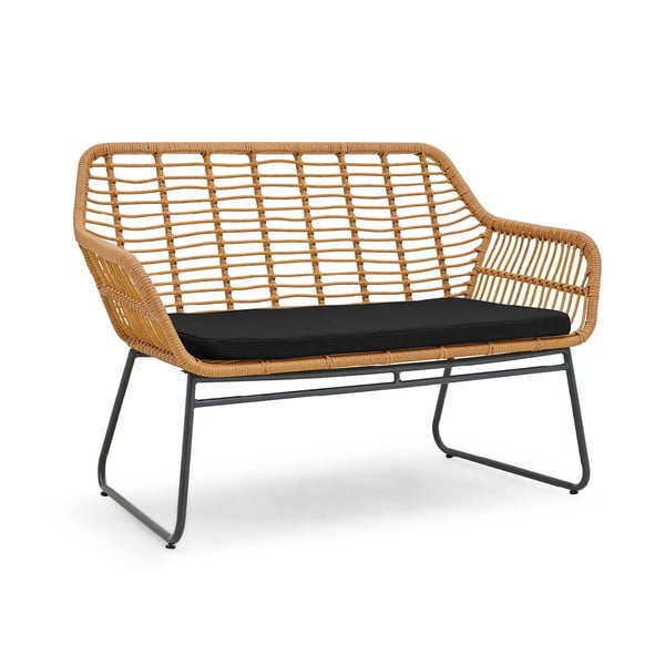 Vrtna sedežna garnitura v naravni barvi za 4 osebe Kilsund - Bonami Selection-image-2