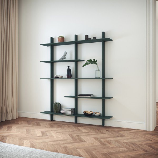 Zelen sistem modularnih polic 162x190 cm Bridge – Tenzo-image-1