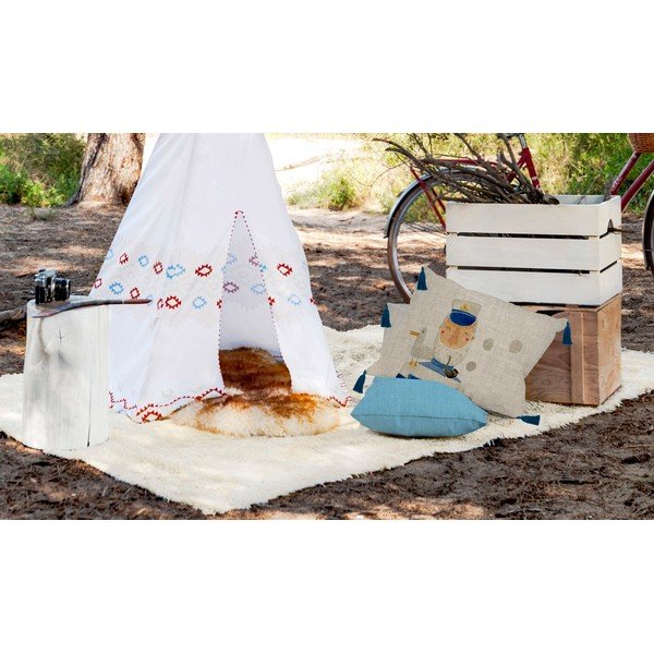 Okrasna blazina iz mešanice lana Little Nice Things Captain, 50 x 35 cm-image-1