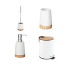 Bel keramičen komplet pripomočkov za kopalnico Bamboo – Wenko