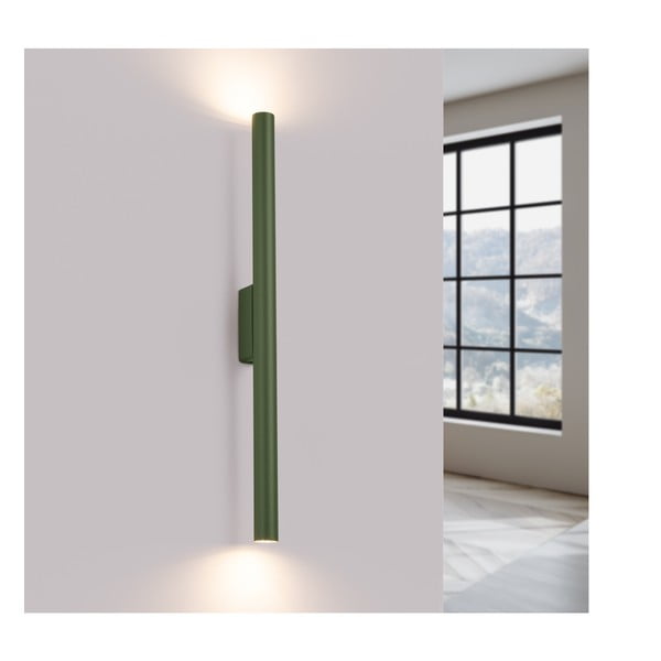 Zelena stenska svetilka Fideus – Sollux-image-1