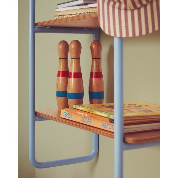 Svetlo modernaraven stenski otroški regal v jesenovem dekorju 60x70x28 cm Tinn – Kave Home-image-4