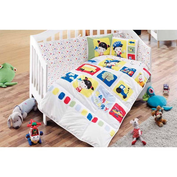 Komplet otroške posteljnine in rjuh Fun Game, 100x150 cm