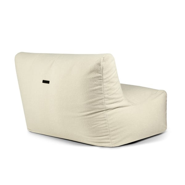 Kremno bela vreča za sedenje iz tkanine bouclé Sofa Seat Lounge – SLOWDOWN-image-4