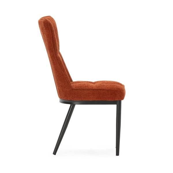 Jedilni stoli v kompletu 2 ks v barvi terakote Damon – Marckeric-image-4