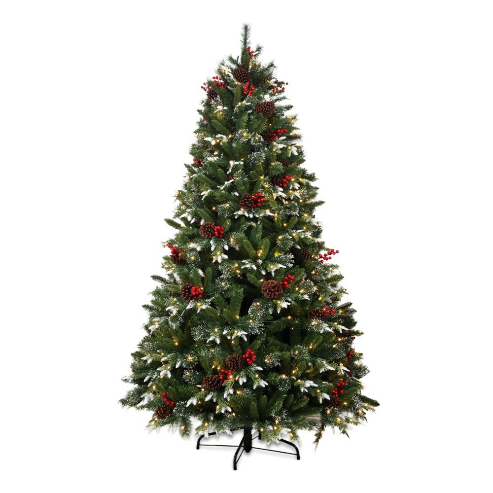 Umetna jelka višina Snowy Pine LED – Můj Stromeček