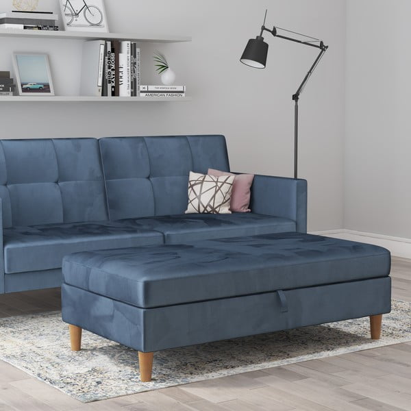 Moder žameten tabure Lilly – Støraa-image-3