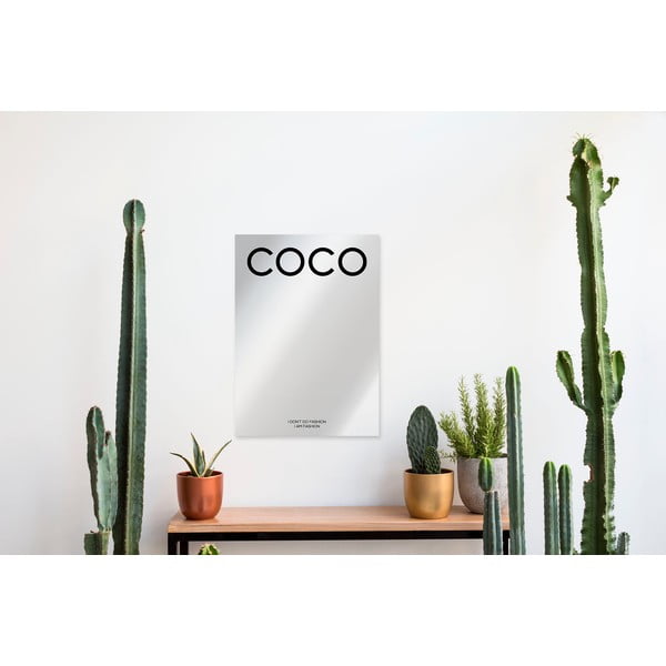 Stensko ogledalo 50x70 cm Coco Chanel - Little Nice Things-image-1
