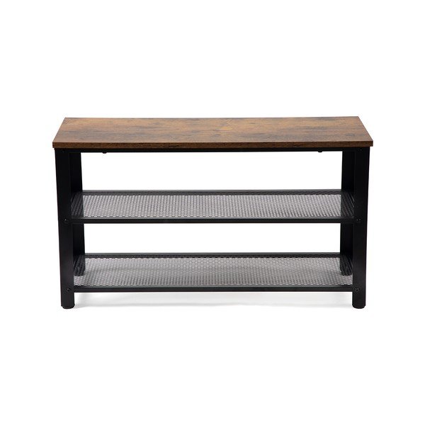 Črna jeklena omarica za čevlje 80x45x30 cm Arne – Bonami Essentials-image-2