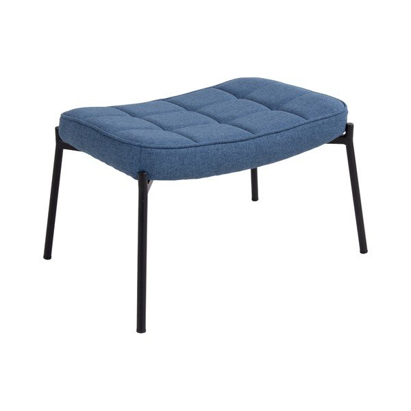 Hiša Nordic Glasgow Blue Ottoman-image-1