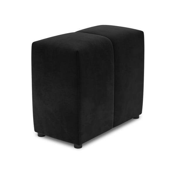 Črno žametno naslonjalo za modularni kavč Rome Velvet - Cosmopolitan Design 
