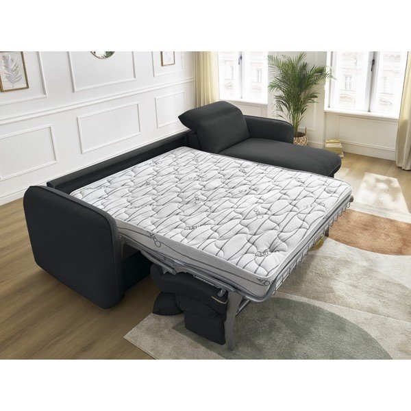 Črna sedežna garnitura 216 cm Achille – Bobochic Paris-image-1