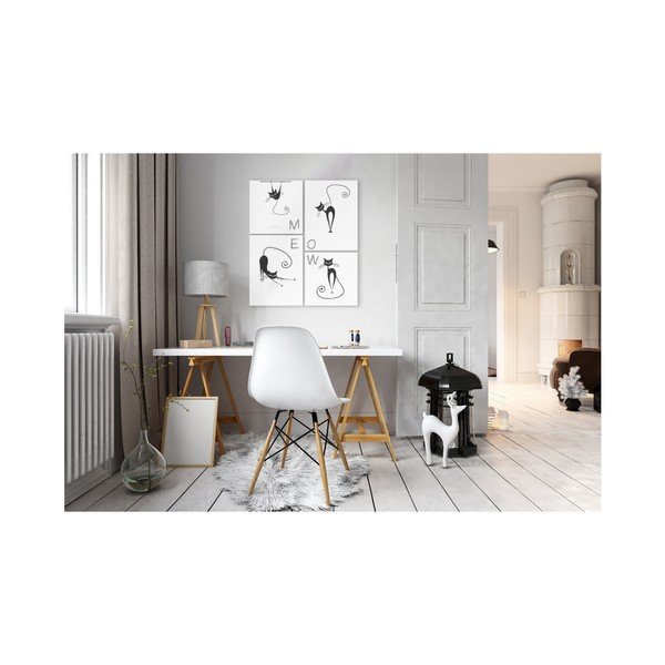Večdelna slika Styler Scandi Cats, 64 x 74 cm-image-1