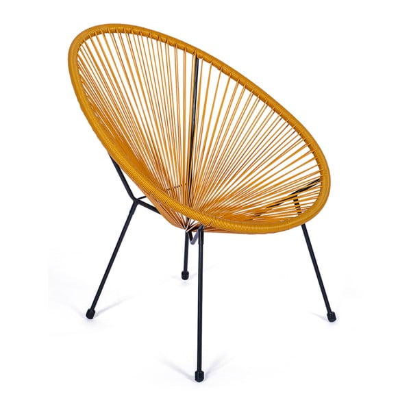 Rumen kovinski/plastičen vrtni fotelj Avocado Comfort – Bonami Selection-image-1