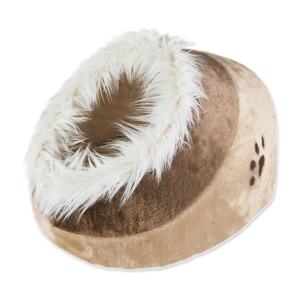 Bež plišast kokon za mačke 35x26 cm Trixie Minou – Plaček Pet Products