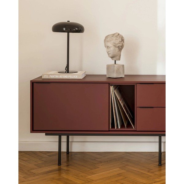 Bordo rdeča TV omarica 189x61x42 cm Mod – noo.ma-image-3