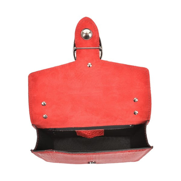 Rdeča usnjena pisemska torbica Renata Corsi Fiona-image-3