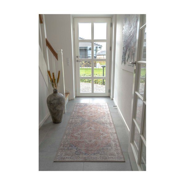 Modro-oranžen tekač 200x80 cm Havana - House Nordic-image-2