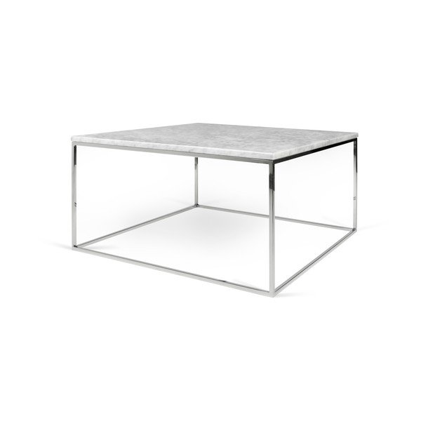 Klubska mizica iz marmorja 75x75 cm Gleam - TemaHome-image-3