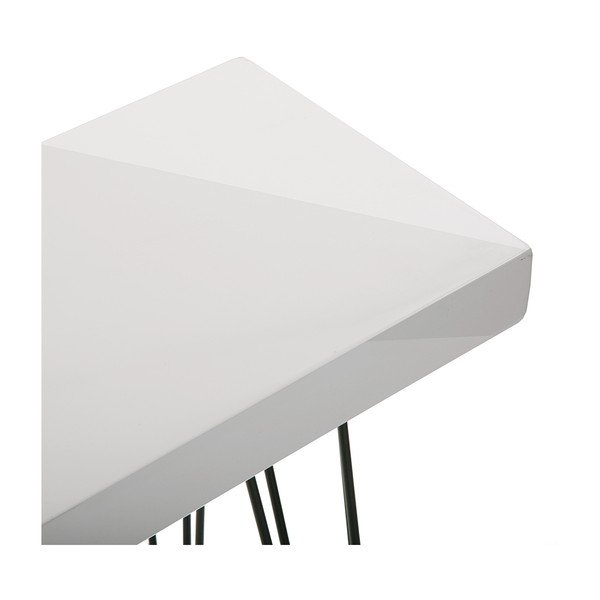 Bela lesena miza Versa Dallas, 110 x 25 cm-image-4