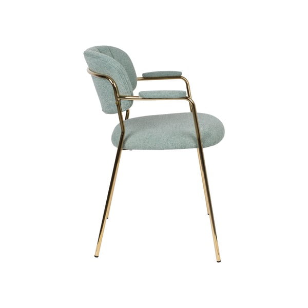 Svetlo zeleni jedilni stoli v kompletu 2 ks Jolien – White Label-image-3