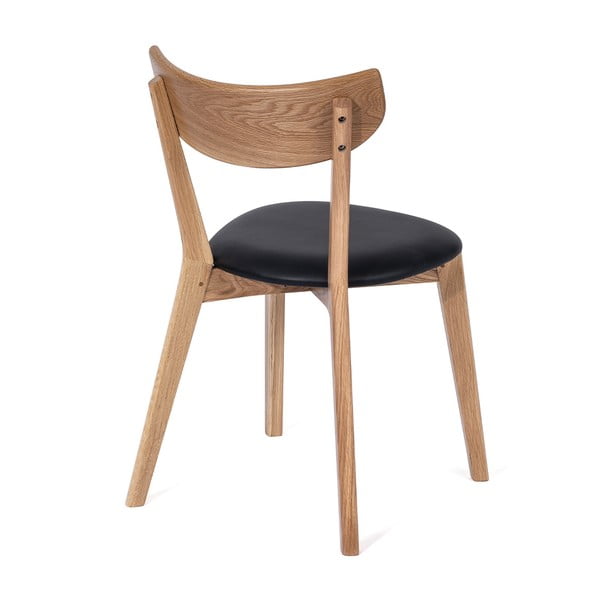 Hrastov jedilni stol s črnim sedežem Arch - Bonami Selection-image-1