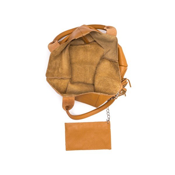 Usnjena torbica Anna Luchini 187 Cognac-image-3