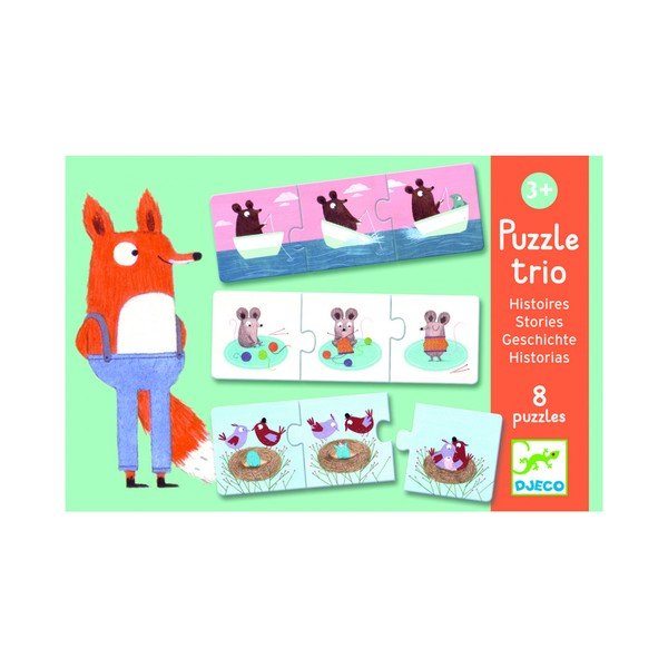 Otroška sestavljanka Djeco Trio Stories-image-1