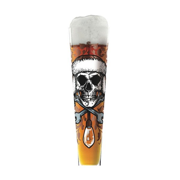 Komplet kozarca za pivo iz kristalnega stekla in 5 podstavkov Ritzenhoff Medusa Dollmaker, 385 ml-image-2