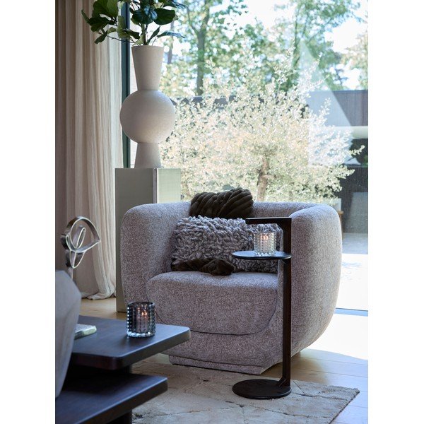 Okrogla stranska mizica ø 26 cm Delmino – Light & Living-image-2