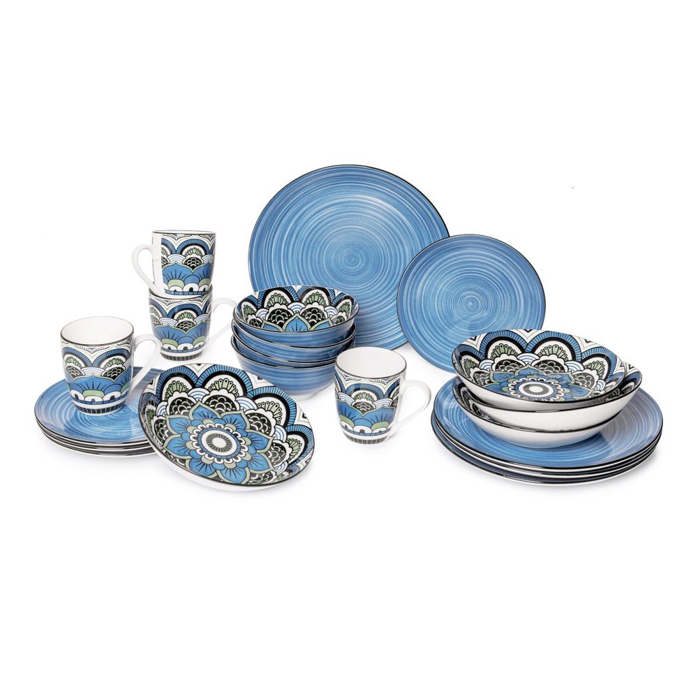20-delni komplet porcelanaste posode Bonami Essentials Orient