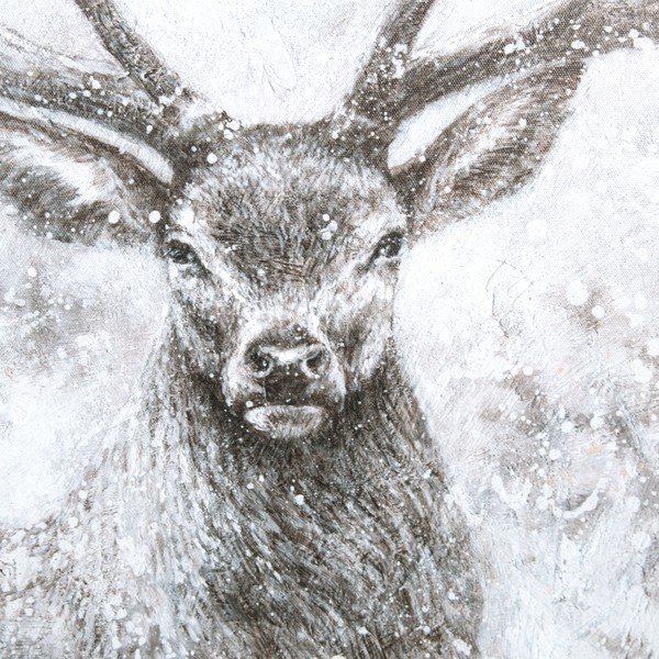 Stenska slika Art for the home Autumn Stag, 70 x 70 cm-image-2