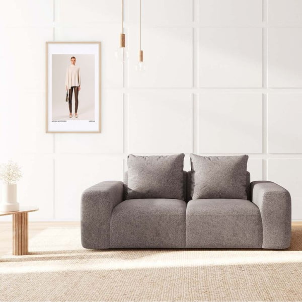 Siva sedežna garnitura 212 cm Monce – Rodier-image-1