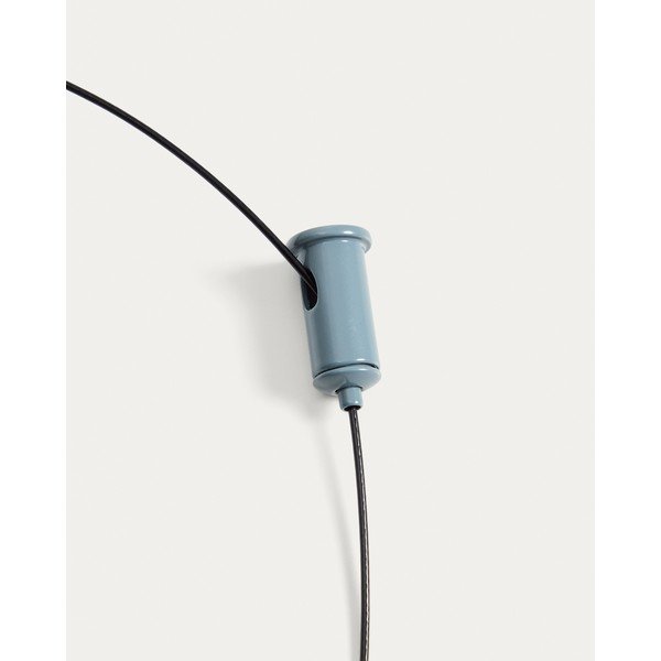 Modra LED zatemnitvena viseča svetilka s kovinskim senčilom ø 16 cm Porte – Kave Home-image-3