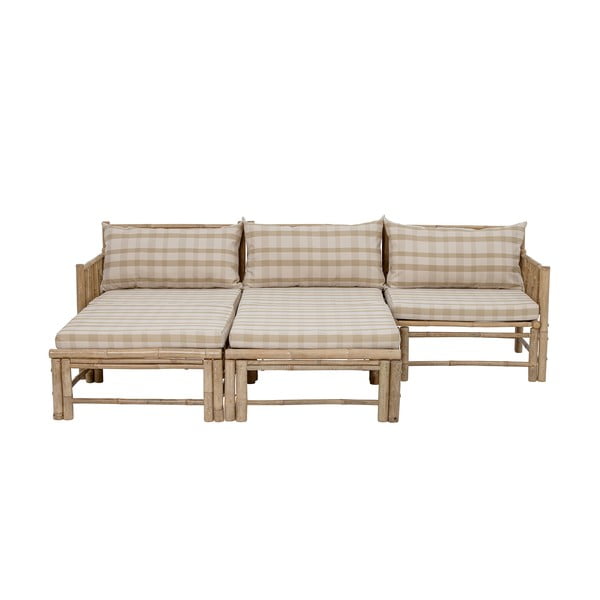 Modul vrtne sedežne garniture v naravni barvi (desni kot) Korfu – Bloomingville-image-2