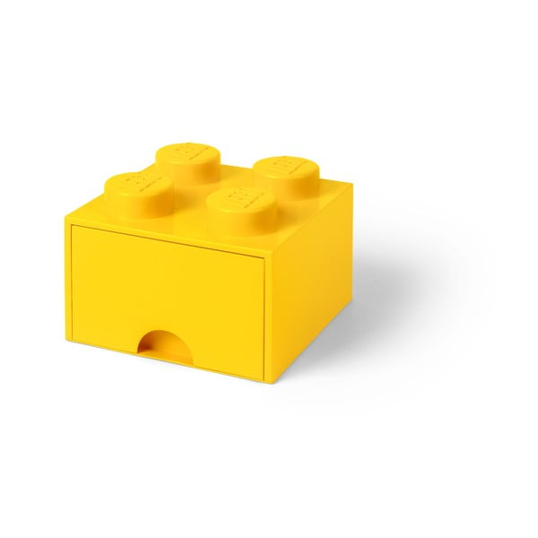 Rumena škatla za shranjevanje s predalom LEGO®-image-1
