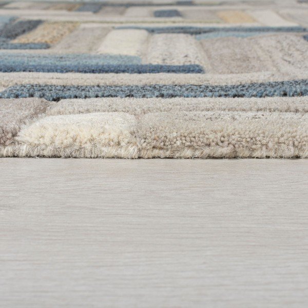 Sivo-modra volnena preproga Flair Rugs Russo, 160 x 230 cm-image-3